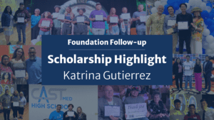Banner photo for Scholarship Highlight: Katrina Gutierrez
