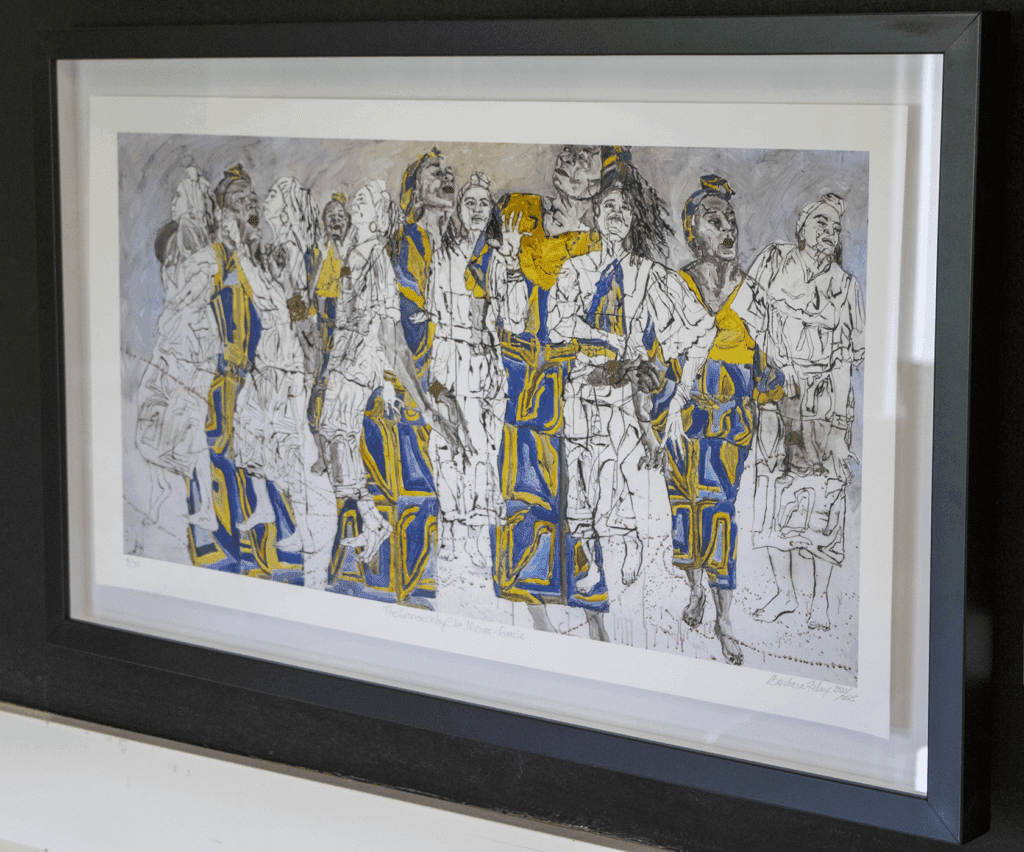 Barbara Felix - Jeff Alumni - The Glorious Way She Moves - Gracie 8_30 - Giclee - 375 - FD