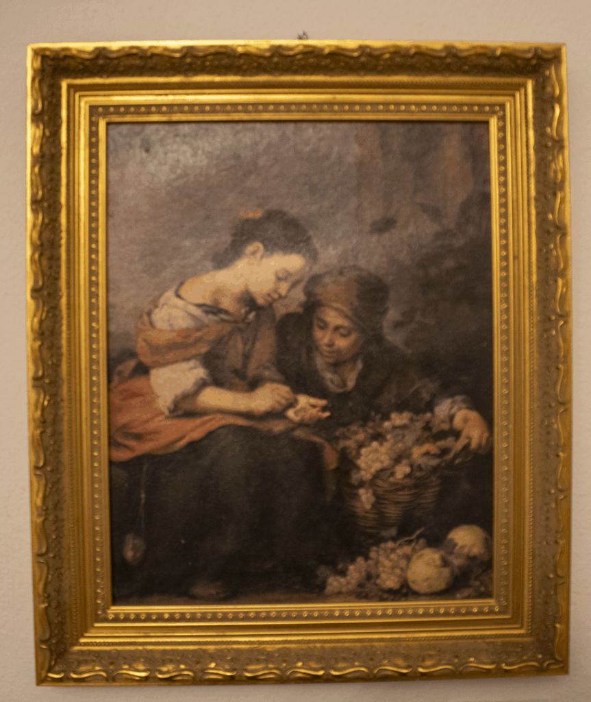 Bartolomé Esteban Murillo - Private Collection of Ernest Bromley - The Little Fruitseller - Die kleine Obsthändlerin - OIl on Canvas - 500 - FD