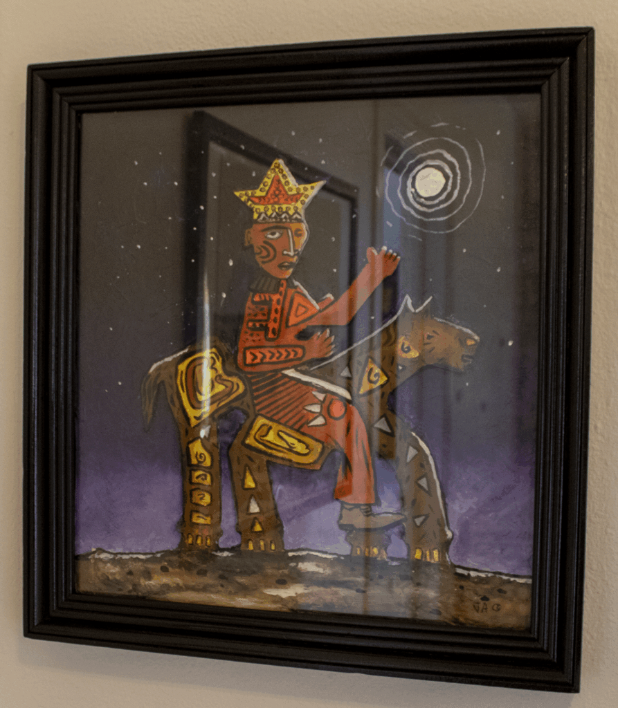 Joe Luna - Fox Tech, Burbank Alumni - On My Way to See the Newborn King - Mixed Media - 2000- 5050