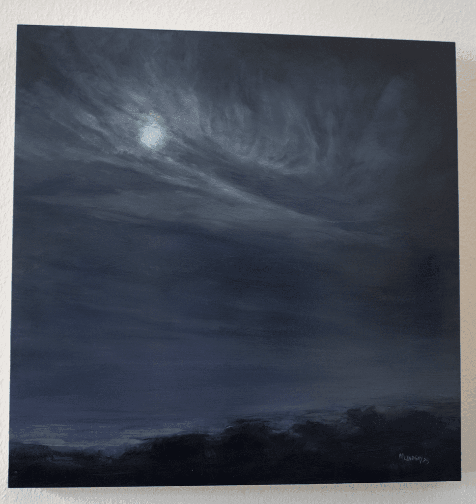 Marjorie Lindsay - Burbank, FT, Educator - Nocture II - Oil on Panel - 1600 - 5050