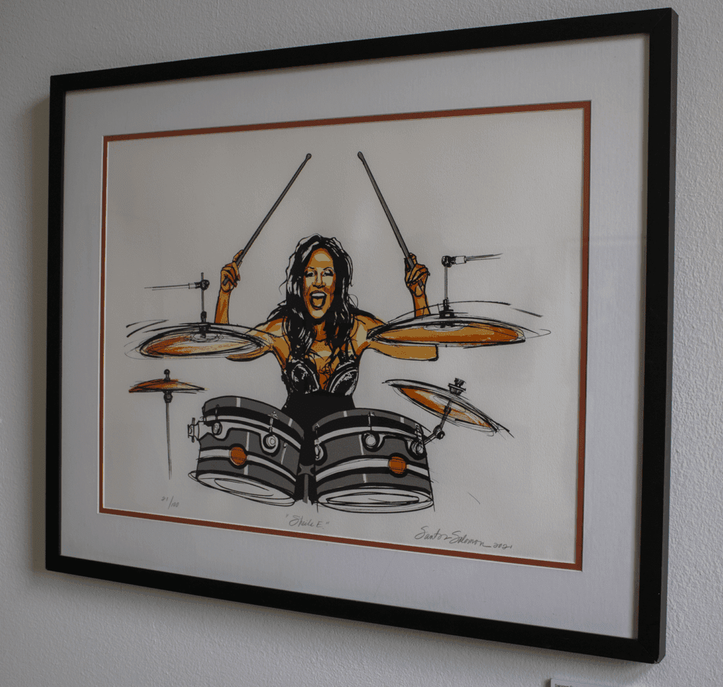 Saloman Santos - Private Collection of Dr. Ricardo Romo - Sheila E. Print 21_1000 - Print - 400 - FD