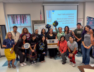 Edison High School Bright Idea Grant Delivery to Nicole Delgado for Mock Pharmacy